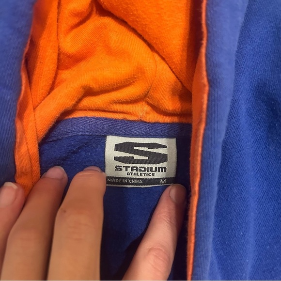 University Of Florida Gators Embroidered Blue Hoodie Sweatshirt Mens Size Medium - Picture 4 of 7